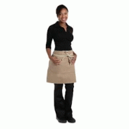 Tablier Serveur Court Chef Works Austin Denim Beige - Chef Works - beige 0698142240264 Tablier Serveur Court Chef Works Austin Denim Beige - Chef Works - beige 0698142240264