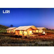 Tente glamping - liri tent - charge de neige : 75kg/sqm