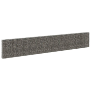 Vidaxl mur en gabion avec couvercles acier galvanisé 900x30x150 cm 147818