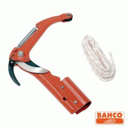 Échenilloir Bahco 27 cm - Lame croisante trempée avec corde de 3m