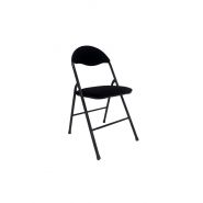 Charlotte - chaise pliante - vif furniture - noir/noir