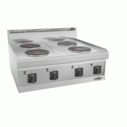 Cuisinière électrique - 8 kW - 4 plaques rondes  - Mario 600 | GGM -EHK66-E