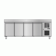 Desserte réfrigérée GN 1/1 positive avec dosseret Prof.700 4 portes 420L SOFRACOLD Sofraca