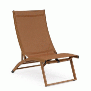 Fauteuil lounge inclinable Taylor Pecan 53 x 166,5 x 90 cm - par 2