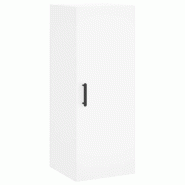 Helloshop26 - Armoire murale design pratique rangement 34,5 x 34 x 90 cm en bois d'ingénierie blanc 02_0048665 - blanc Bois massif 3000235404991