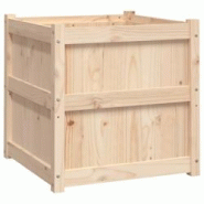 Helloshop26 - Jardinière bac lit surélevé plantes fleurs terrasse jardin d'extérieur 60 x 60 x 60 cm bois de pin massif marron 02_0038558 - 300021 Helloshop26 - Jardinière bac lit surélevé plantes fleurs terrasse jardin d'extérieur 60 x 60 x 60 cm bois de pin massif marron 02_0038558 - 300021