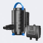 Helloshop26 - Pompe à eau de bassin filtre filtration  cours d'eau eco aquarium petit étang eco 8000l/h 80 Watts 4216099 - 3002065054711