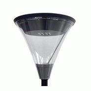 Luminaire d'éclairage public vortex / led / 36w / 4314 lm / en aluminium / hauteur conseillée 5 m