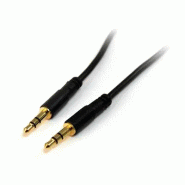 StarTech Cble slim audio stéréo de 3,5 mm (M/M) - 1,8 m