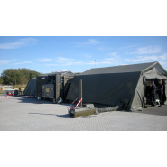 Unité mobile de décontamination CERPE - 20 pieds à haute résistance mécanique - Transport terrestre et maritime avec 8 coins ISO_1