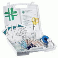 Valise de secours Eco 4 personnes - Polypropylène - Kit complet 1er secours