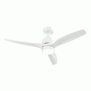 Ventilateur plafonnier réversible et lumineux 140 cm blanc à télécommande - Axelair - VPA140 Ventilateur plafonnier réversible et lumineux 140 cm blanc à télécommande - Axelair - VPA140