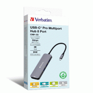 Verbatim cmh-08 hub pro multiports usb-c