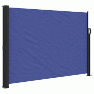 VidaXL Auvent latéral rétractable bleu 140x500 cm Modèle Orion Plus - 4004416