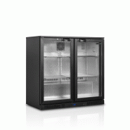 Arrière de bar réfrigéré professionnel 2 portes vitrées 196 l +2/+1... - PBA21H