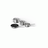 BOSCH batterie de cuisine 4 pieces acier inoxydable HEZ9SE040 - 4242005282708