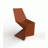 Chaise design in & out VERTEX - argile