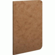 Clairefontaine Lot de 5 Carnet Age Bag 9x14, 96p./48 feuilles 90 g/m² piquées, couv. Coloris tabac, ligné - 3329680734164