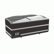 Congélateur bahut noir pour supermarché tête de gondole dégivrage manuel l2008mm 7072.0010 COMBISTEEL