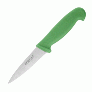 Couteau d'office vert 90mm | Hygiplas - C866