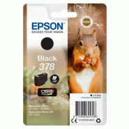Epson Squirrel Singlepack Black 378 Claria Photo HD Ink