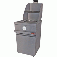 Friteuse professionnelle gaz heavy duty 1 cuve ronde mécan - PMIKA/1-MC