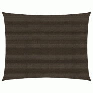 Helloshop26 - Voile d'ombrage 160 g/m² 6 x 7 m PEHD marron 02_0009178 - marron 3000491047765