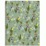 MIQUELRIUS Cahier Garden vert A4, 200p./100 feuilles 70 g/m² détachables et perforées, ligné - 8422593482339
