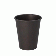 PAPSTAR Gobelets, carton "To Go" 0,2 l Ø 8 cm · 9,2 cm noir (1000 unités) - noir papier 37487