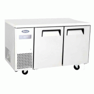 Table réfrigérée compacte négative 2 portes 370 L sans dosseret Atosa
