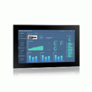 Panel PC industriel fanless 13.3" 1920 x 1080 Full HD - EVI-C133WAC - Aluminium, Tactile Capacitif PCAP, IP66
