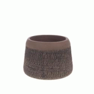 Cache pot aride moyen modèle - Marron Rond Pierre Amadeus 21.5x21.5 cm - marron pierre 3520071928623 Cache pot aride moyen modèle - Marron Rond Pierre Amadeus 21.5x21.5 cm - marron pierre 3520071928623