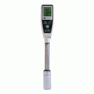 CHAUVIN ARNOUX - CA 10001 - Testeur de pH/T degré étanche - Simple, ergonomique, format de poche, longue électrode pH - Compensation en température (mode ATC) - Large écran - Étalonnage 3 points automatique
