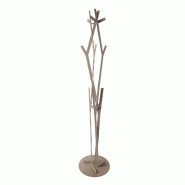 Cintre de sol en fer Uty d30x178 cm, design minimaliste autoportant, meuble pour entrée, bureau, Made in Italy Beige - beige 8052691673119