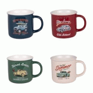 Coffret de 4 mugs Californy 35 cl - Décoré Rond Céramique Table Passion 13.5x9.7 cm - multicolore céramique 3106232313196 Coffret de 4 mugs Californy 35 cl - Décoré Rond Céramique Table Passion 13.5x9.7 cm - multicolore céramique 3106232313196