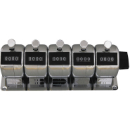 Compteur mécanique à main enm m4505 - tally 5 gang 4 chiffres