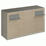 Comptoir Vertigo H T01 dble nat. L170cm - 3 tab.Coulis. 6tab.Amovib - érable