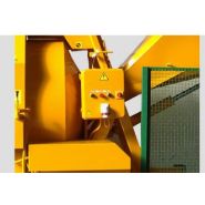 Bétonnière adaptée aux mélanges avec agrégats de grand diamètre