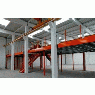Mezzanine industrielle longue portée - procédé Mezzatech - portée jusqu'à 8,5m Mezzanine industrielle longue portée - procédé Mezzatech - portée jusqu'à 8,5m