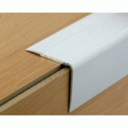 Nez de marche en aluminium type 41va avec adhésif en 42 x 23 x 3000 mm
