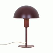 Nordlux Lampe à poser ELLEN Mini Métal Bordeaux, H.25  IP20  E14 /  Intérieur - rouge métal 5704924024207