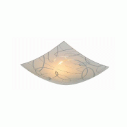 Plafonnier Led 1xE27, max. 40W, Verre Blanc - Trio - Spirelli - blanc 4017807364996