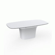 Table design in & out UFO - blanc