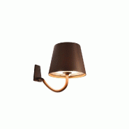 Zafferano Applique Led Poldina Corten, Rechargeable Et Dimmable - marron 8058945332849