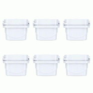 Aqua Optima - Boîte de 6 Filtres EVOLVE + - blanc LA338