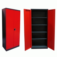 Armoire d'atelier 192cm x 38cm - armeco380-4et