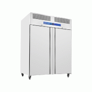 Armoire réfrigérée positive professionnelle 1400 l 2 portes – gn2/1 – tropicalisée – cuistance - gris inox GN1410TN