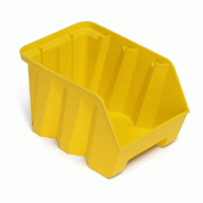 Bac DUETTO 9,4 litres plastique jaune
