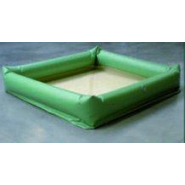 Bassin de rétention gonflable - tissu polyester enduit PVC 1100 g/m² - dimensions 2,55m x 2m_1