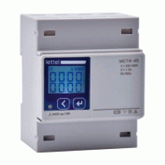 Compteur d'énergie multi-mesures triphasé CT 1/5A - Communication Modbus - LETTEL - MCT4-35 Compteur d'énergie multi-mesures triphasé CT 1/5A - Communication Modbus - LETTEL - MCT4-35